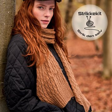 Strikkekit - Stone Scarf